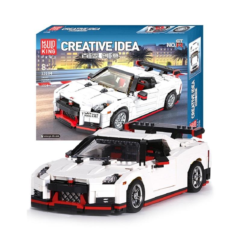 MOULD KING 13104 MOC-20518 2017 Nissan GTR NISMO R35 with 1024 