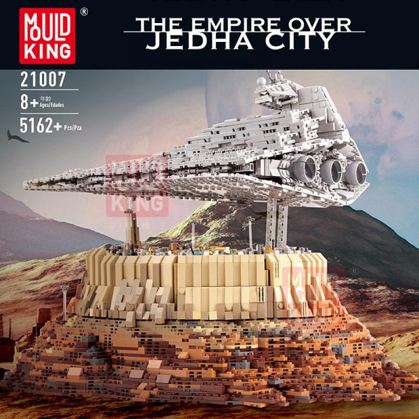 Mould King 21007 The Empire over Jedha City Compatible LepinBlocks MOC 18916 Building Bricks Educational Toy - MOULD KING