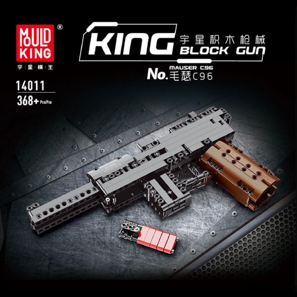 MOULDKING 14011 MAUSER C96 Block Gun with 368 Pieces