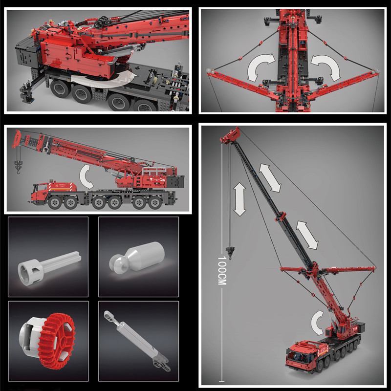 MOULDKING 17013 Grove Mobile Crane with RC with 4460 pieces