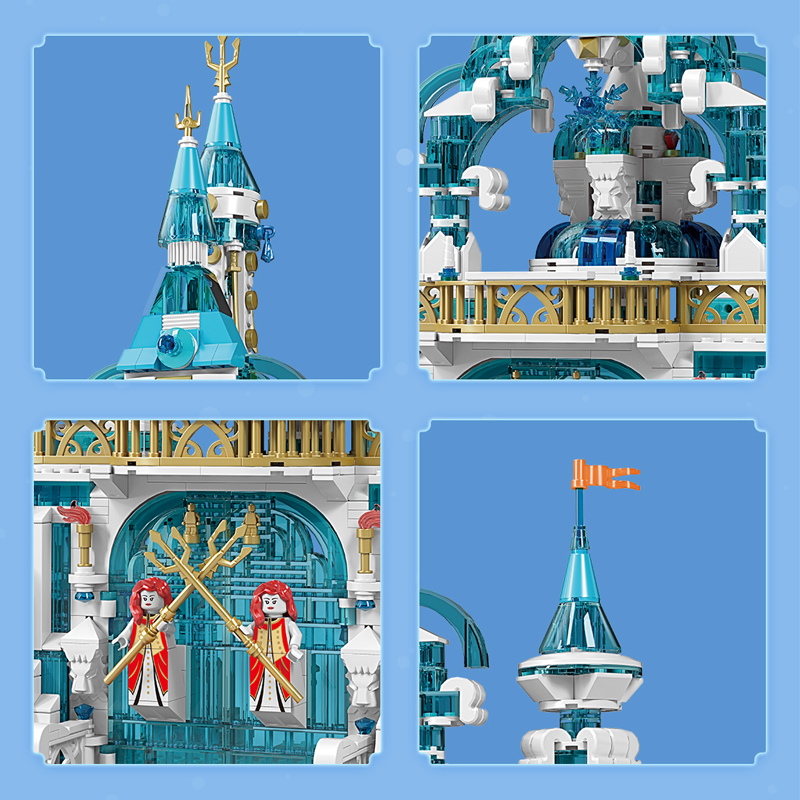 MOULD KING 11007 Frozen Entrance with 1098 pieces