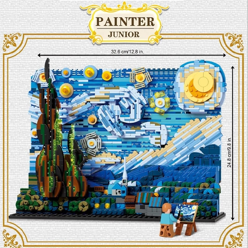 dk 3001 vincent van gogh the starry night 1737 - MOULD KING