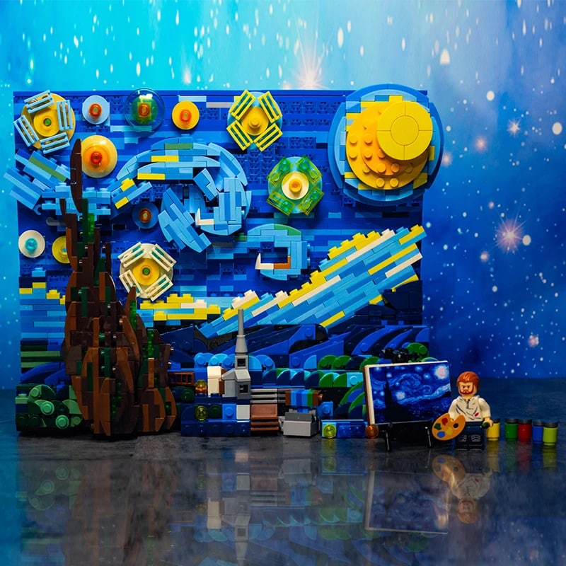 dk 3001 vincent van gogh the starry night 5329 - MOULD KING