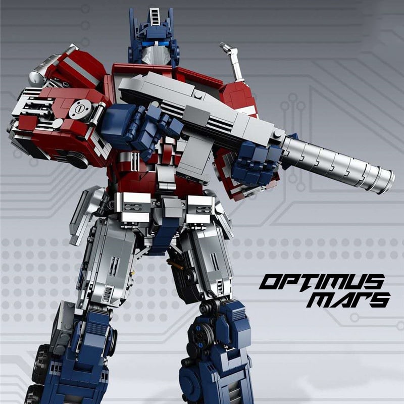 moc factory 66 661 optimus prime transformer robot 1612 - MOULD KING