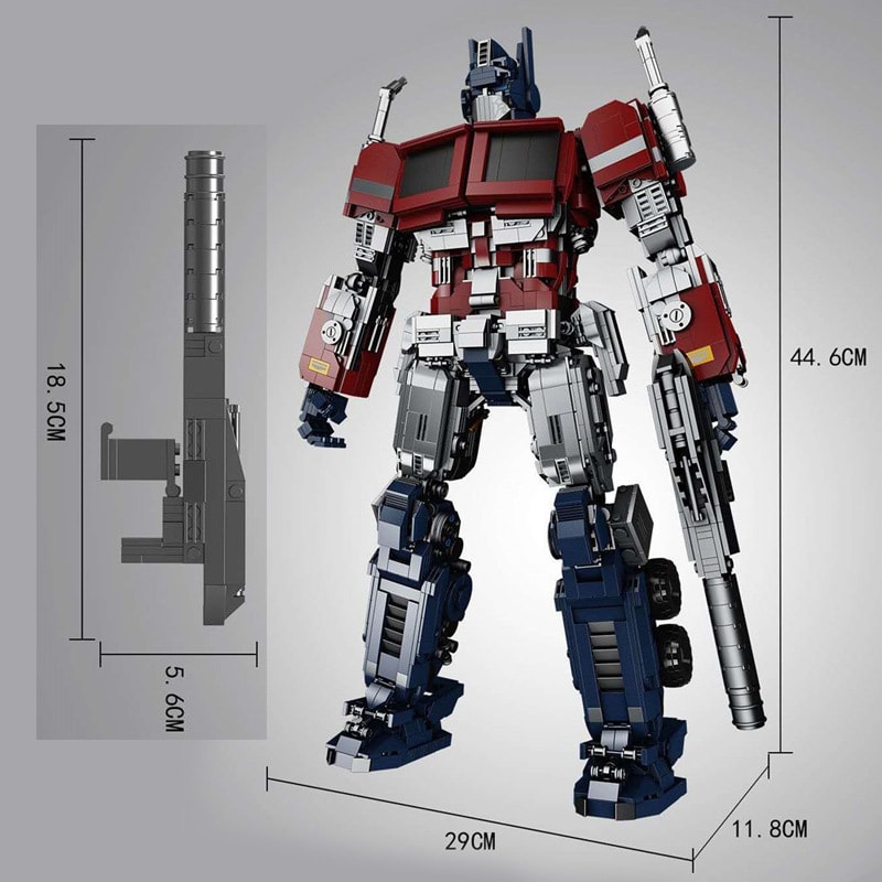 moc factory 66 661 optimus prime transformer robot 2939 - MOULD KING