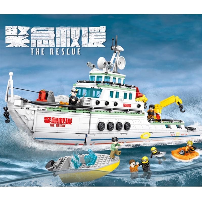 sembo 603200 the rescue ship 8235 - MOULD KING