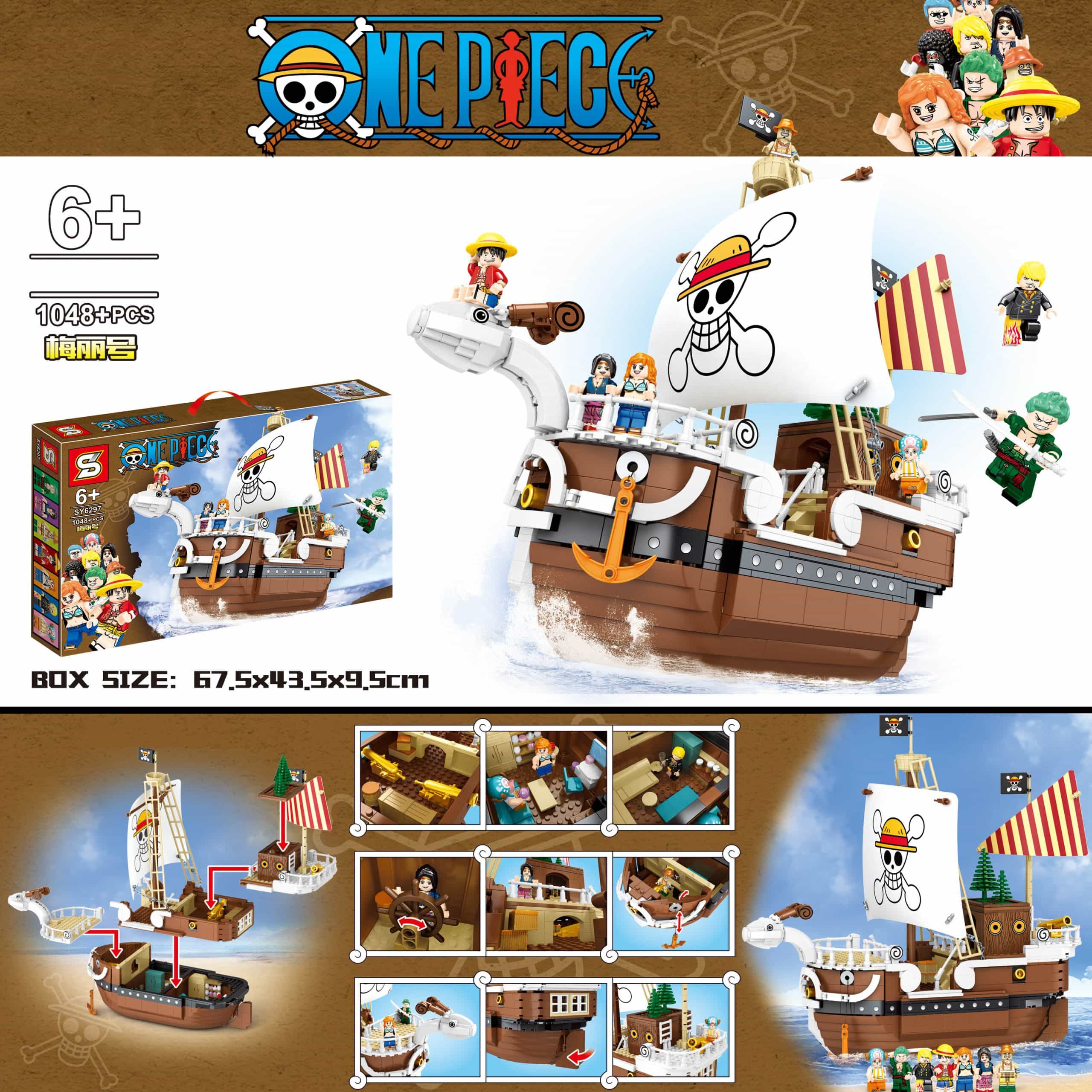 The Going Merry Pirate Ship - One Piece— Brick Vault