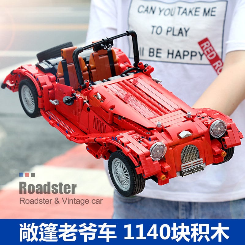 winner 7062 the red convertible classic car 110 5835 - MOULD KING