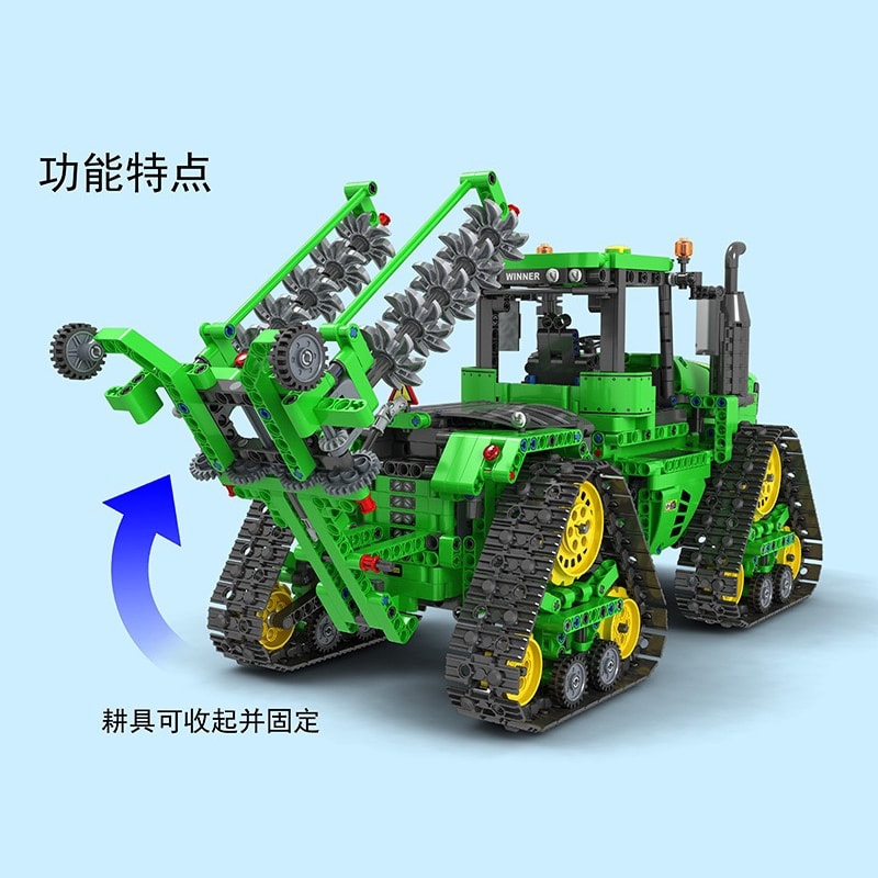 winner 7119 technology assembly crawler tractor 118 2039 - MOULD KING