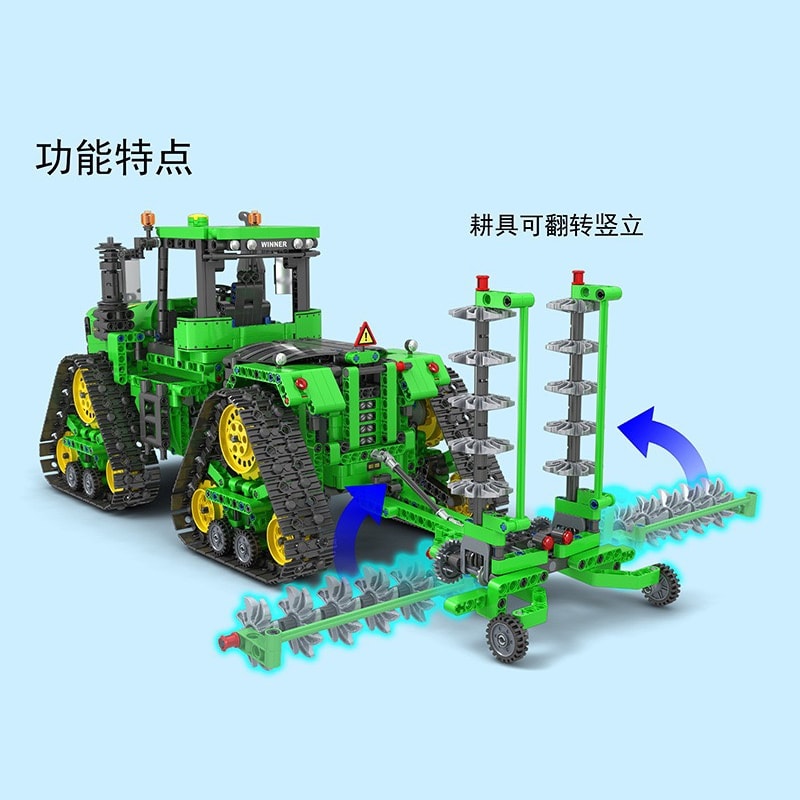 winner 7119 technology assembly crawler tractor 118 7183 - MOULD KING