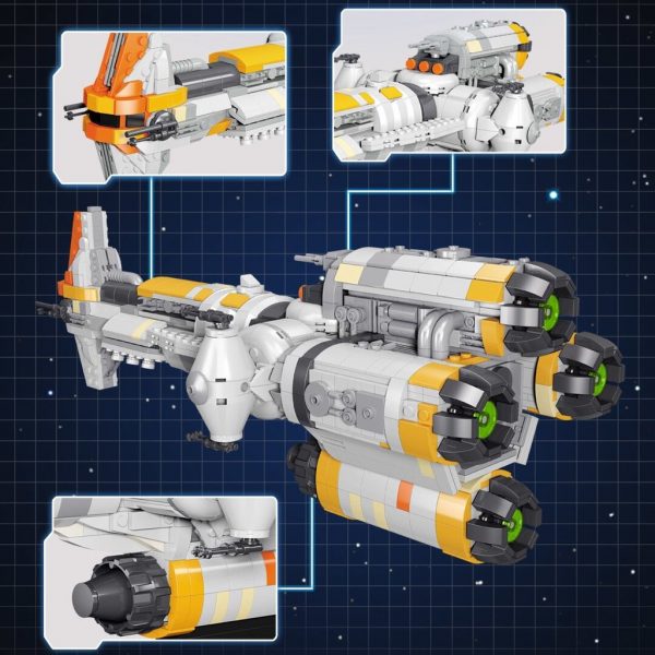 18K K108 Old Republic Escort Cruiser with 1609 pieces 4 - MOULD KING