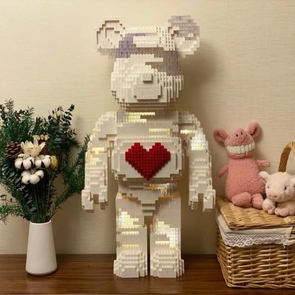 AP 001 1 Bearbrick with Lights with 3200 pieces 5 - MOULD KING