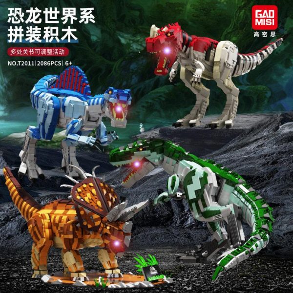 GAO MISI T2010 2013 Dinosaur World with Lights 1 - MOULD KING