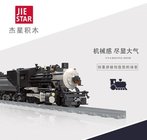 JIE STAR 59003 The CN5700 Steam Train with 1136 pieces 6 - MOULD KING