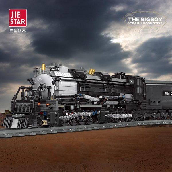JIE STAR 59005 The BIGBOY Steam Locomotive with 1608 pieces 1 - MOULD KING
