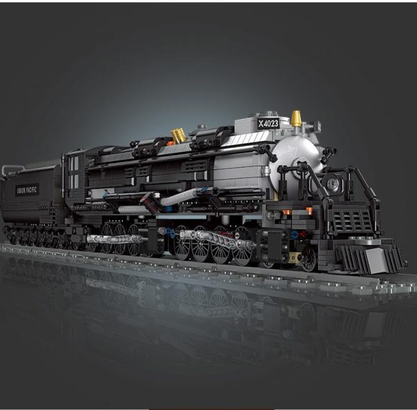 JIE STAR 59005 The BIGBOY Steam Locomotive with 1608 pieces 3 - MOULD KING