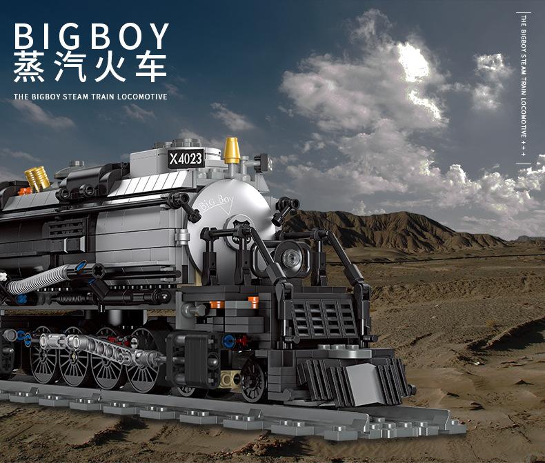 JIE STAR 59005 The BIGBOY Steam Locomotive with 1608 pieces