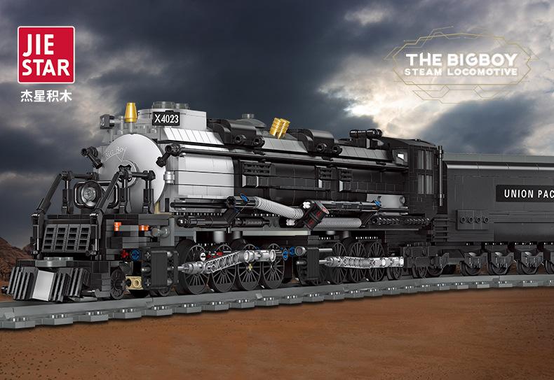 JIE STAR 59005 The BIGBOY Steam Locomotive with 1608 pieces