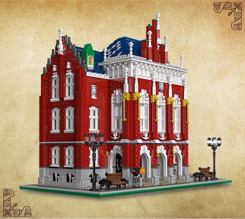 JIE STAR 89123 The Red Brick University with 6355 pieces