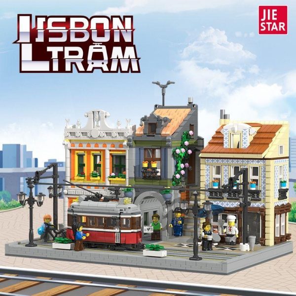 JIE STAR 89132 The Lisbon Tram with 3080 pieces 1 - MOULD KING