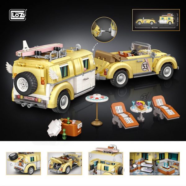 LOZ 1130 Station Wagon with 2228 pieces 2 - MOULD KING
