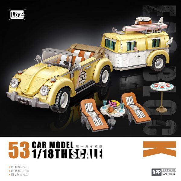 LOZ 1130 Station Wagon with 2228 pieces 3 - MOULD KING
