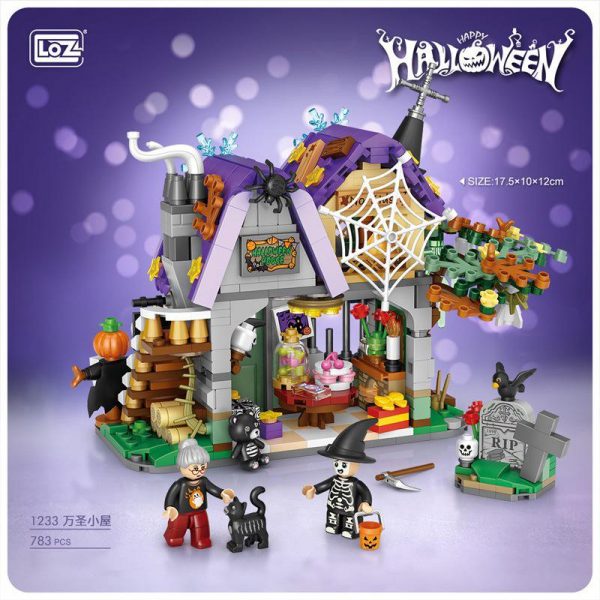 LOZ 1233 Halloween Hut 5 - MOULD KING