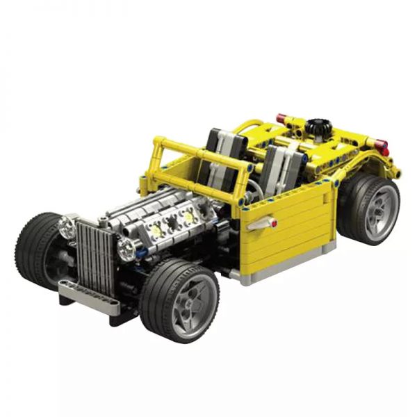 MOC 0160 Chopped Hot Rod Technic by Crowkillers MOC FACTORY 2 - MOULD KING