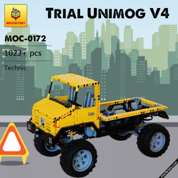 MOC 0172 Trial Unimog V4 Truck by Nico71 MOCFACTORY - MOULD KING