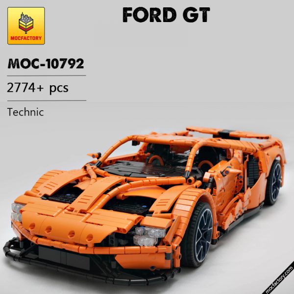 MOC 10792 FORD GT Technic by Loxlego MOC FACTORY - MOULD KING