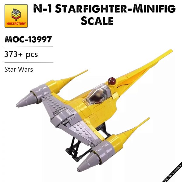 MOC 13997 N 1 Starfighter Minifig Scale Star Wars by brickvault MOC FACTORY - MOULD KING
