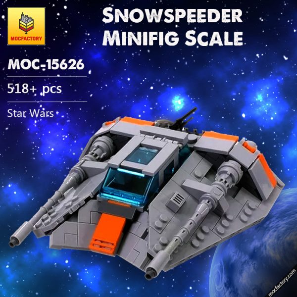 MOC 15626 Snowspeeder Minifig Scale Star Wars by brickvault MOCFACTORY - MOULD KING