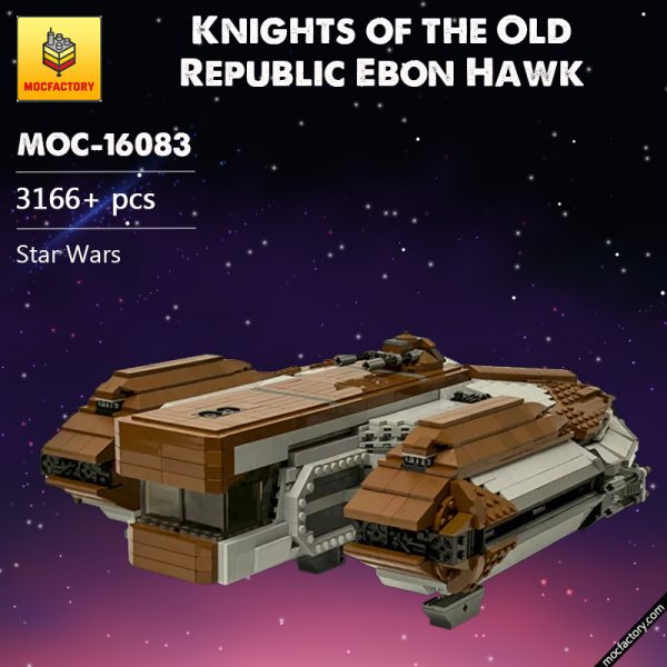 MOC 16083 SW Knights of the Old Republic Ebon Hawk Star Wars by CRCT Productions MOC FACTORY - MOULD KING