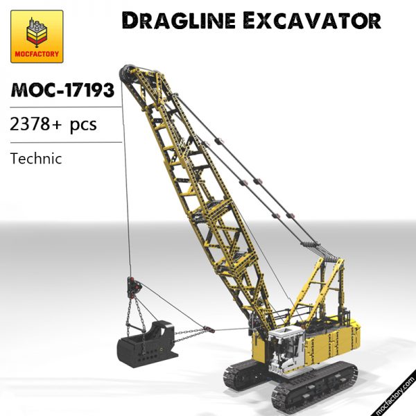 MOC 17193 Dragline Excavator Technic by Ivan M MOC FACTORY - MOULD KING