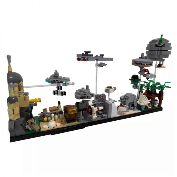 MOC 19493 Star Wars Skyline Architecture SW by MOMAtteo79 MOC FACTORY 2 - MOULD KING