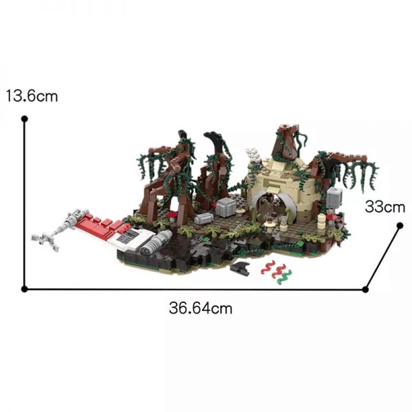 MOC 19522 Dagobah playset Star Wars by IScreamClone MOC FACTORY 2 - MOULD KING