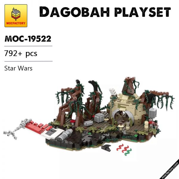 MOC 19522 Dagobah playset Star Wars by IScreamClone MOC FACTORY - MOULD KING
