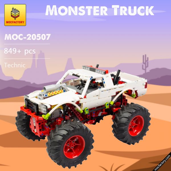 MOC 20507 Monster Truck Off road Car by Nico71 MOC FACTORY - MOULD KING