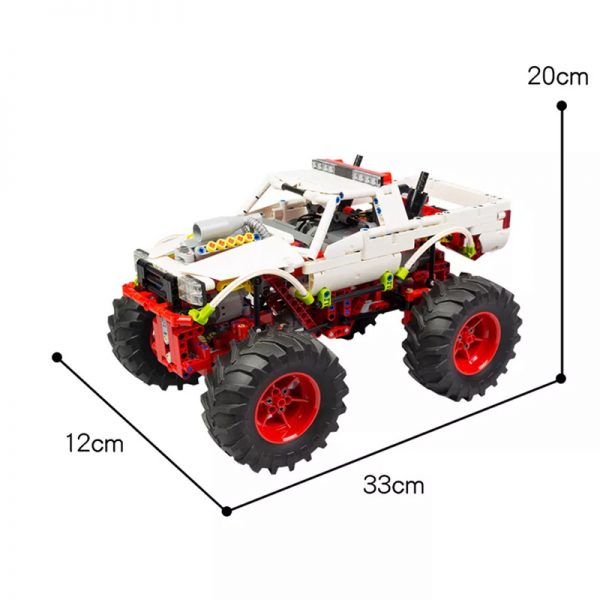 MOC 20507 Monster Truck Off road Car by Nico71 MOC FACTORY 7 - MOULD KING