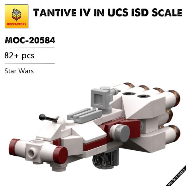 MOC 20584 Tantive IV in UCS ISD Scale Star Wars by RobertBrick MOC FACTORY - MOULD KING
