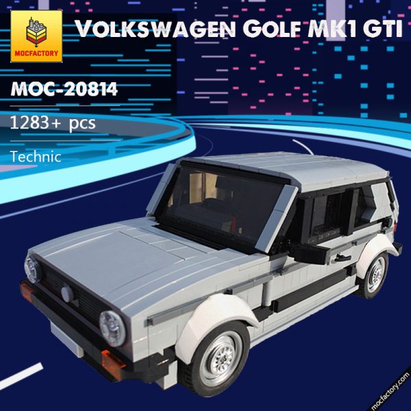MOC 20814 Volkswagen Golf MK1 GTI Technic by hasskabal MOC FACTORY - MOULD KING
