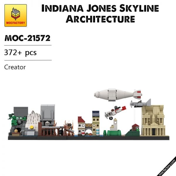 MOC 21572 Indiana Jones Skyline Architecture Creator by MOMAtteo79 MOC FACTORY - MOULD KING