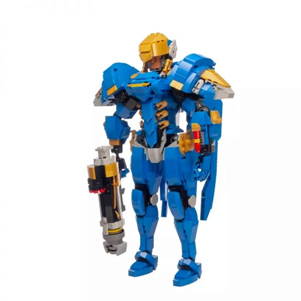 MOC 21722 Overwatch Pharah Super Hero by buildbetterbricks MOC FACTORY 2 - MOULD KING
