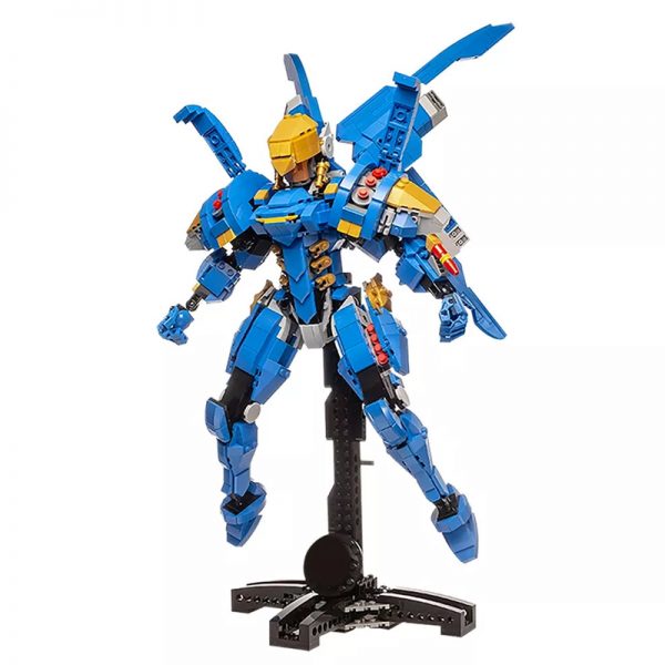 MOC 21722 Overwatch Pharah Super Hero by buildbetterbricks MOC FACTORY 3 - MOULD KING