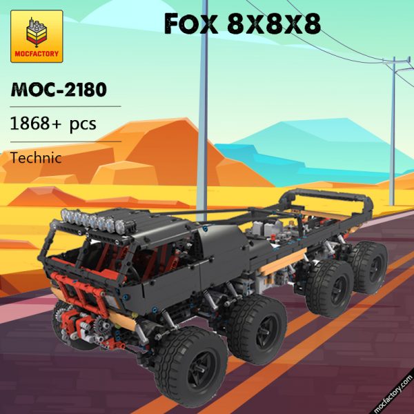 MOC 2180 Fox 8x8x8 Technic by Zblj MOC FACTORY - MOULD KING