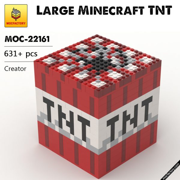MOC 22161 Large Minecraft TNT Creator by klosspalatset MOC FACTORY - MOULD KING