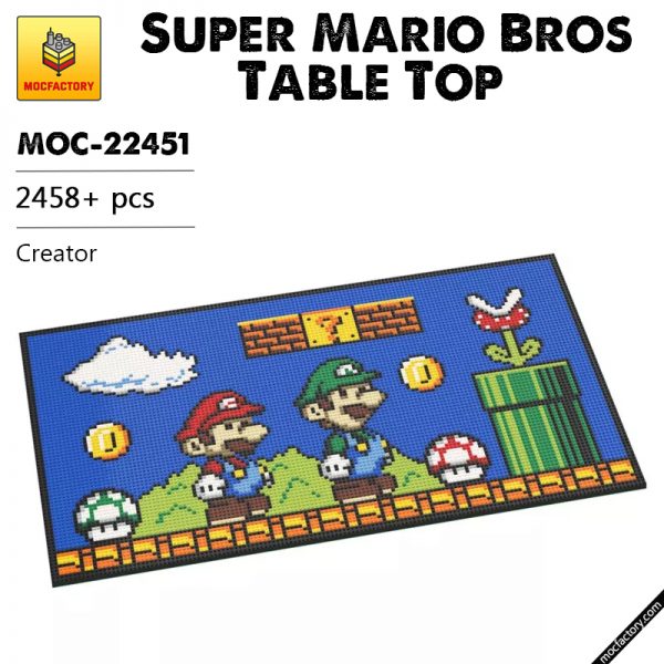 MOC 22451 Super Mario Bros Table Top Creator by mkibs MOCFACTORY - MOULD KING
