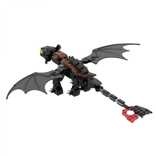 MOC 23064 Toothless How to Train Your Dragon Movie by buildbetterbricks MOC FACTORY 3 - MOULD KING