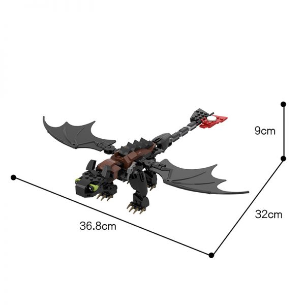 MOC 23064 Toothless How to Train Your Dragon Movie by buildbetterbricks MOC FACTORY 6 - MOULD KING