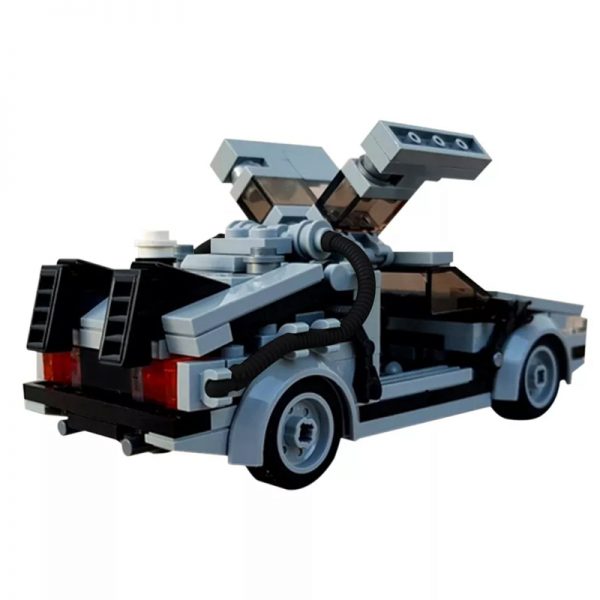 MOC 23436 Delorean from BACK TO THE FUTURE in minifig scale Technic by Florian Wayne MOC FACTORY 3 - MOULD KING